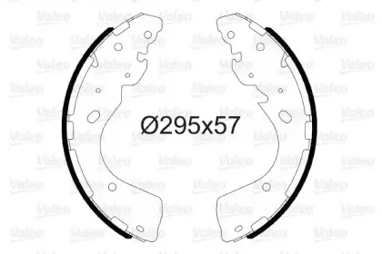 564194 VALEO Комплект тормозных колодок 564194 VALEO Комплект тормозных колодок