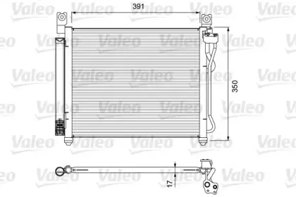814299 VALEO Конденсатор, кондиционер 814299 VALEO Конденсатор, кондиционер