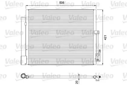 814382 VALEO Конденсатор, кондиционер 814382 VALEO Конденсатор, кондиционер