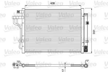 814399 VALEO Конденсатор, кондиционер 814399 VALEO Конденсатор, кондиционер