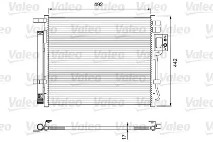 814404 VALEO Конденсатор, кондиционер 814404 VALEO Конденсатор, кондиционер