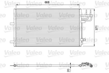 818046 VALEO Конденсатор, кондиционер 818046 VALEO Конденсатор, кондиционер