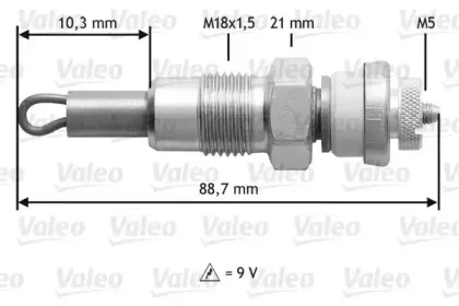 345156 VALEO Свеча накаливания 345156 VALEO Свеча накаливания