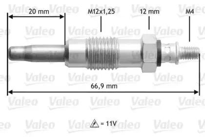 345210 VALEO Свеча накаливания 345210 VALEO Свеча накаливания