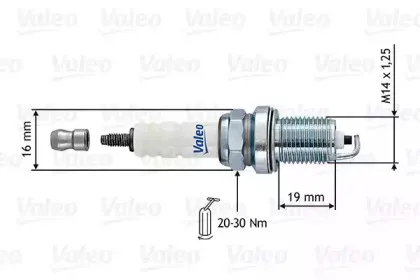 246886 VALEO Свеча зажигания 246886 VALEO Свеча зажигания