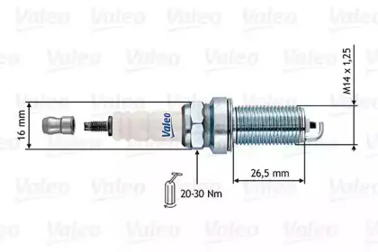 246897 VALEO Свеча зажигания 246897 VALEO Свеча зажигания