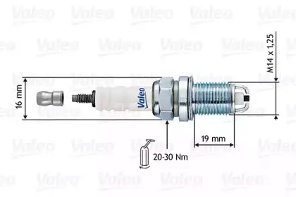 246901 VALEO Свеча зажигания 246901 VALEO Свеча зажигания
