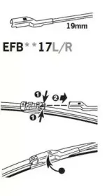 EFB6517R TRICO Щетка стеклоочистителя EFB6517R TRICO Щетка стеклоочистителя