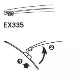 EX335 TRICO Щетка стеклоочистителя EX335 TRICO Щетка стеклоочистителя