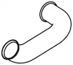 22196 DINEX Труба выхлопного газа 22196 DINEX Труба выхлопного газа