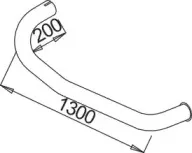 52678 DINEX Труба выхлопного газа 52678 DINEX Труба выхлопного газа