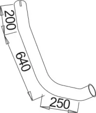 52687 DINEX Труба выхлопного газа 52687 DINEX Труба выхлопного газа