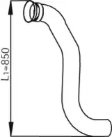 53140 DINEX Труба выхлопного газа 53140 DINEX Труба выхлопного газа