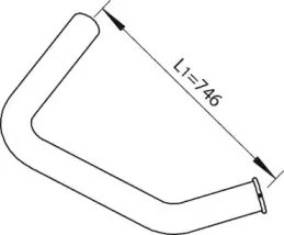 64663 DINEX Труба выхлопного газа 64663 DINEX Труба выхлопного газа