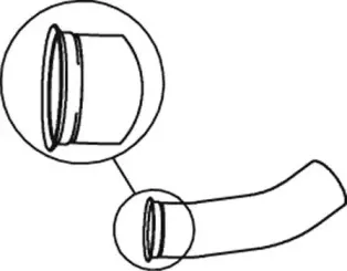 66124 DINEX Труба выхлопного газа 66124 DINEX Труба выхлопного газа