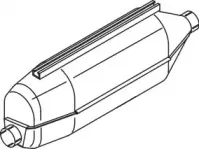 68325 DINEX Средний / конечный глушитель ОГ 68325 DINEX Средний / конечный глушитель ОГ