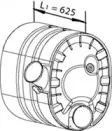80390 DINEX Средний глушитель выхлопных газов 80390 DINEX Средний глушитель выхлопных газов