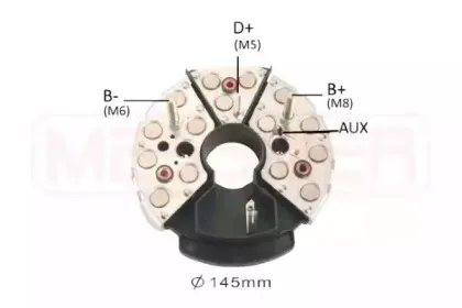 215936 ERA Выпрямитель, генератор 215936 ERA Выпрямитель, генератор