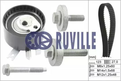 5558170 RUVILLE Комплект ремня ГРМ 5558170 RUVILLE Комплект ремня ГРМ