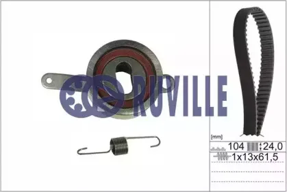 5740371 RUVILLE Комплект ремня ГРМ 5740371 RUVILLE Комплект ремня ГРМ