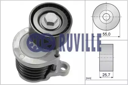 57540 RUVILLE Натяжная планка, поликлиновой ремень 57540 RUVILLE Натяжная планка, поликлиновой ремень