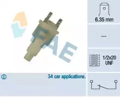 24300 FAE Выключатель фонаря сигнала торможения 24300 FAE Выключатель фонаря сигнала торможения