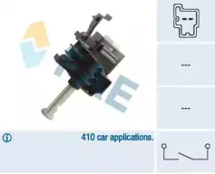 24854 FAE Выключатель, привод сцепления (Tempomat) 24854 FAE Выключатель, привод сцепления (Tempomat)