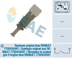 24891 FAE Выключатель фонаря сигнала торможения 24891 FAE Выключатель фонаря сигнала торможения