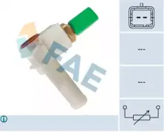 33701 FAE Датчик, температура охлаждающей жидкости 33701 FAE Датчик, температура охлаждающей жидкости
