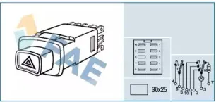 61560 FAE Указатель аварийной сигнализации 61560 FAE Указатель аварийной сигнализации