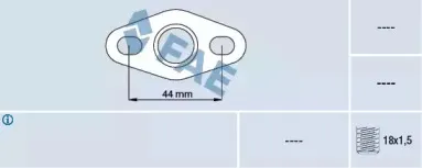 77021 FAE Адаптер, лямбда-зонд 77021 FAE Адаптер, лямбда-зонд