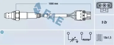 77119 FAE Лямбда-зонд 77119 FAE Лямбда-зонд