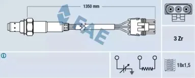 77120 FAE Лямбда-зонд 77120 FAE Лямбда-зонд