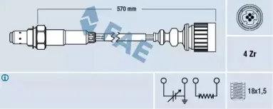77173 FAE Лямбда-зонд 77173 FAE Лямбда-зонд