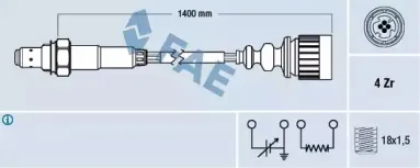 77175 FAE Лямбда-зонд 77175 FAE Лямбда-зонд
