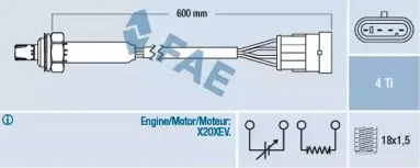 77183 FAE Лямбда-зонд 77183 FAE Лямбда-зонд