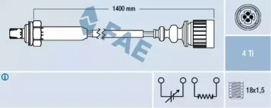 77186 FAE Лямбда-зонд 77186 FAE Лямбда-зонд