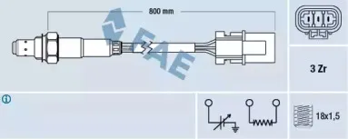 77230 FAE Лямбда-зонд 77230 FAE Лямбда-зонд