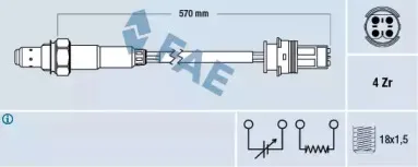 77268 FAE Лямбда-зонд 77268 FAE Лямбда-зонд