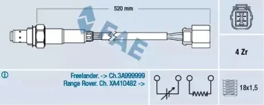 77318 FAE Лямбда-зонд 77318 FAE Лямбда-зонд