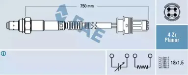 77334 FAE Лямбда-зонд 77334 FAE Лямбда-зонд