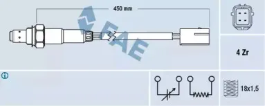 77348 FAE Лямбда-зонд 77348 FAE Лямбда-зонд