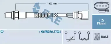 77900 FAE Лямбда-зонд 77900 FAE Лямбда-зонд