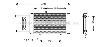AI2066 AVA QUALITY COOLING Радиатор, охлаждение двигателя AI2066 AVA QUALITY COOLING Радиатор, охлаждение двигателя