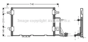 AI5137 AVA QUALITY COOLING Конденсатор, кондиционер AI5137 AVA QUALITY COOLING Конденсатор, кондиционер