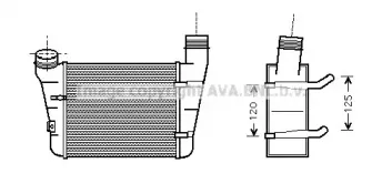 AIA4221 AVA QUALITY COOLING Интеркулер AIA4221 AVA QUALITY COOLING Интеркулер