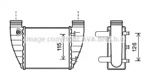 AIA4345 AVA QUALITY COOLING Интеркулер AIA4345 AVA QUALITY COOLING Интеркулер