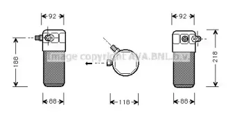 AID153 AVA QUALITY COOLING Осушитель, кондиционер AID153 AVA QUALITY COOLING Осушитель, кондиционер