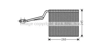 AIV315 AVA QUALITY COOLING Испаритель, кондиционер AIV315 AVA QUALITY COOLING Испаритель, кондиционер