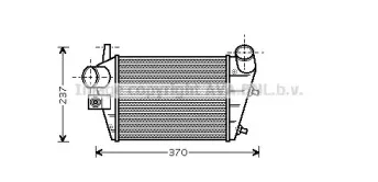 ALA4085 AVA QUALITY COOLING Интеркулер ALA4085 AVA QUALITY COOLING Интеркулер